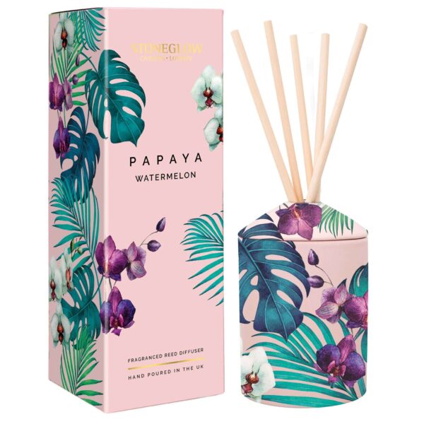 Urban Botanics - Ceramic - Papaya | Watermelon - Reed Diffuser 200ml