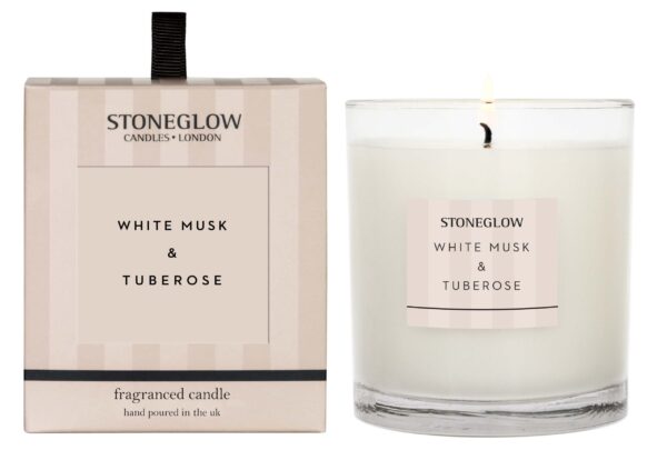 Modern Classics - White Musk & Tuberose - Scented Candle - Boxed Tumbler