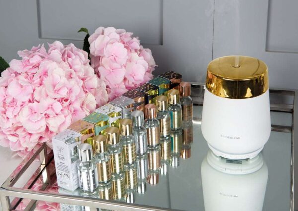 Luna - Perfume Mist Diffuser - White/Gold