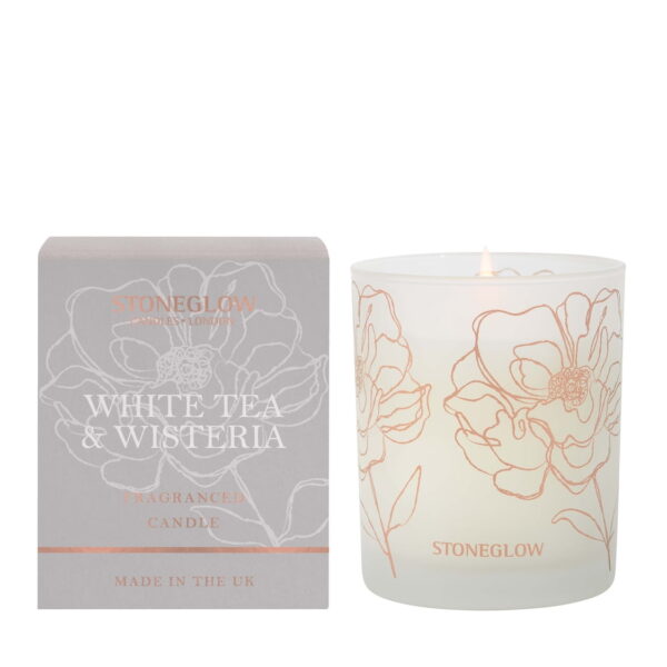 Day Flower - White Tea & Wisteria - Scented Candle