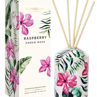 Urban Botanics - Ceramic - Raspberry | Amber Rose - Reed Diffuser