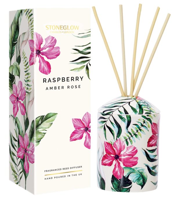 70369-scaled_cc294e0f-5f35-457c-a3c2-82d29ef7c23b-1.jpg Urban Botanics - Ceramic - Raspberry | Amber Rose - Reed Diffuser