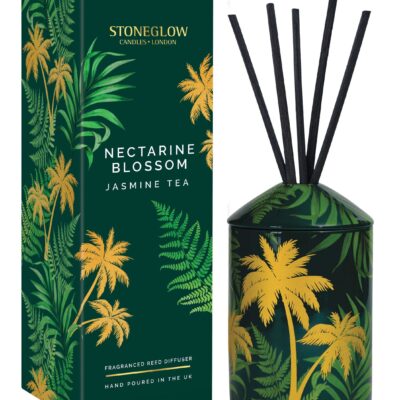 Urban Botanics - Ceramic - Nectarine Blossom | Jasmine Tea - Reed Diffuser