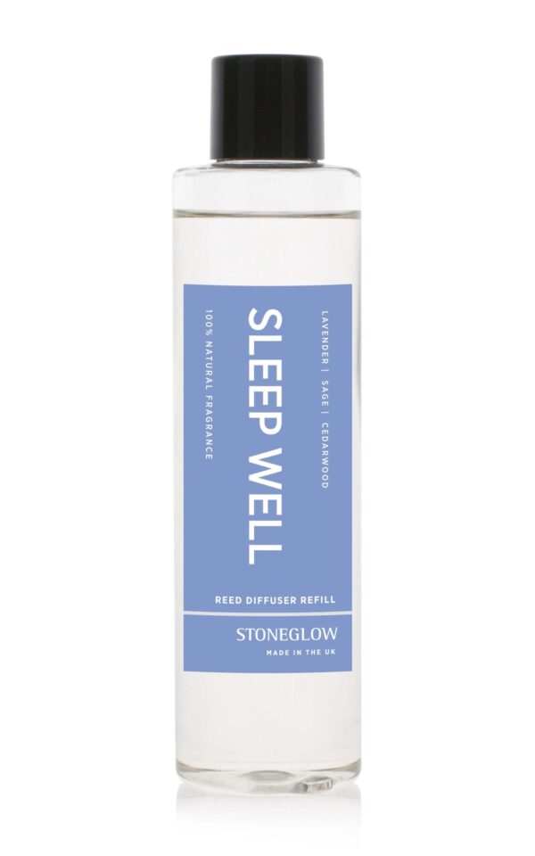 Wellbeing - Sleep Well - Lavender | Sage | Cedarwood - Reed Diffuser - Refill 200 ml