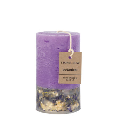 70945_Moon_Elements_Pillar_with_Tag__15006-1.jpg Elements - Moon - Lavender & Mint - Moon - Scented Botanical Pillar Candle