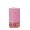 70946_Light_Elements_Pillar_Lit__79764-1.jpg Elements - Light - Blush Rose & Peony Scented Botanical Pillar Candle (75 x 127mm)