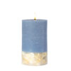Elements - Water - Wood Sage & Samphire Scented Botanical Inclusion Pillar Candle (75 X 127mm)