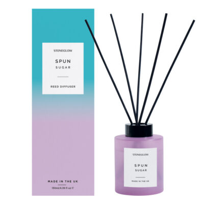 70986_Spun_Sugar_Diffuser__71470-1.jpg Sol - Spun Sugar - Scented Reed Diffuser 130ml - Purple Glass