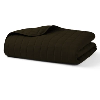 Chocolate-Black-1.webp Dark Chocolate Quilted Blanket