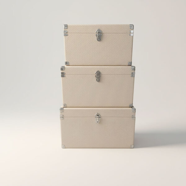 Beige Luxury Trunk Box Set