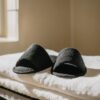 EsoraeHomeopentoeblackbathslippers-1.jpg Deluxe Bath Slippers