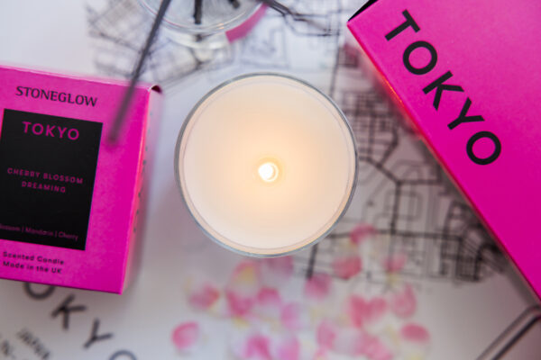 Explorer-Tokyo-Lifestyle-Candle-2.jpeg Explorer - Tokyo - Cherry Blossom Dreaming - 220gm Soy Wax Scented Candle (90 x 80mm)
