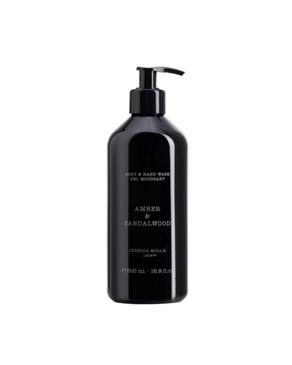 Cereria Molla - Amber & Sandalwood Hand & Body Wash 500ml