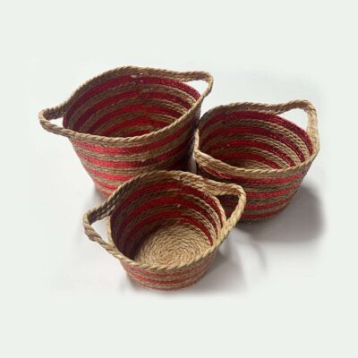 Laundry-Basket4_bf27d760-ac4f-4c13-8a9c-5ff0e8230688-1.jpg Seychelles - Natural and Red Stripe Basket