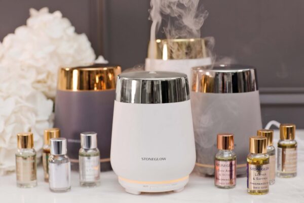 Luna - Perfume Mist Diffuser - White/Silver