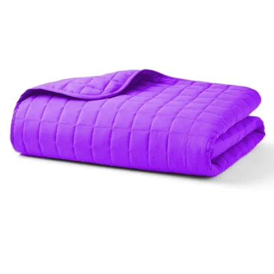 Purple Quilted Blanket