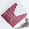 Red Luxury Shawl Spa Bathrobe