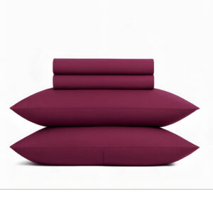 Signature Collection: 1200TC Egyptian Cotton Sateen Bedding – Berry Plum