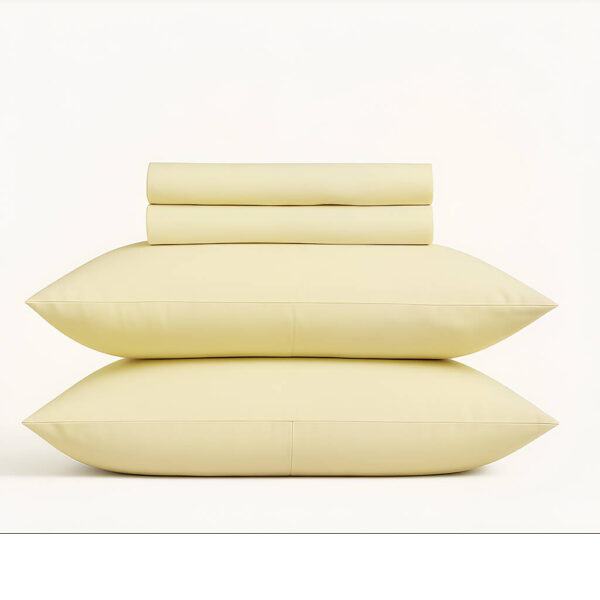 Signature Collection: 1200TC Egyptian Cotton Sateen Bedding – Mellow Yellow