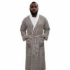 Silver-Shawl-Collar-Bathrobe-2.jpg Silver Luxury Shawl Spa Bathrobe